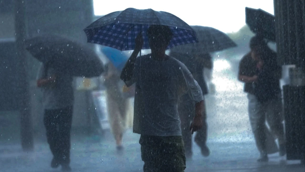 Serious flooding risk in Hong Kong’s Yuen Long under amber rainstorm warning