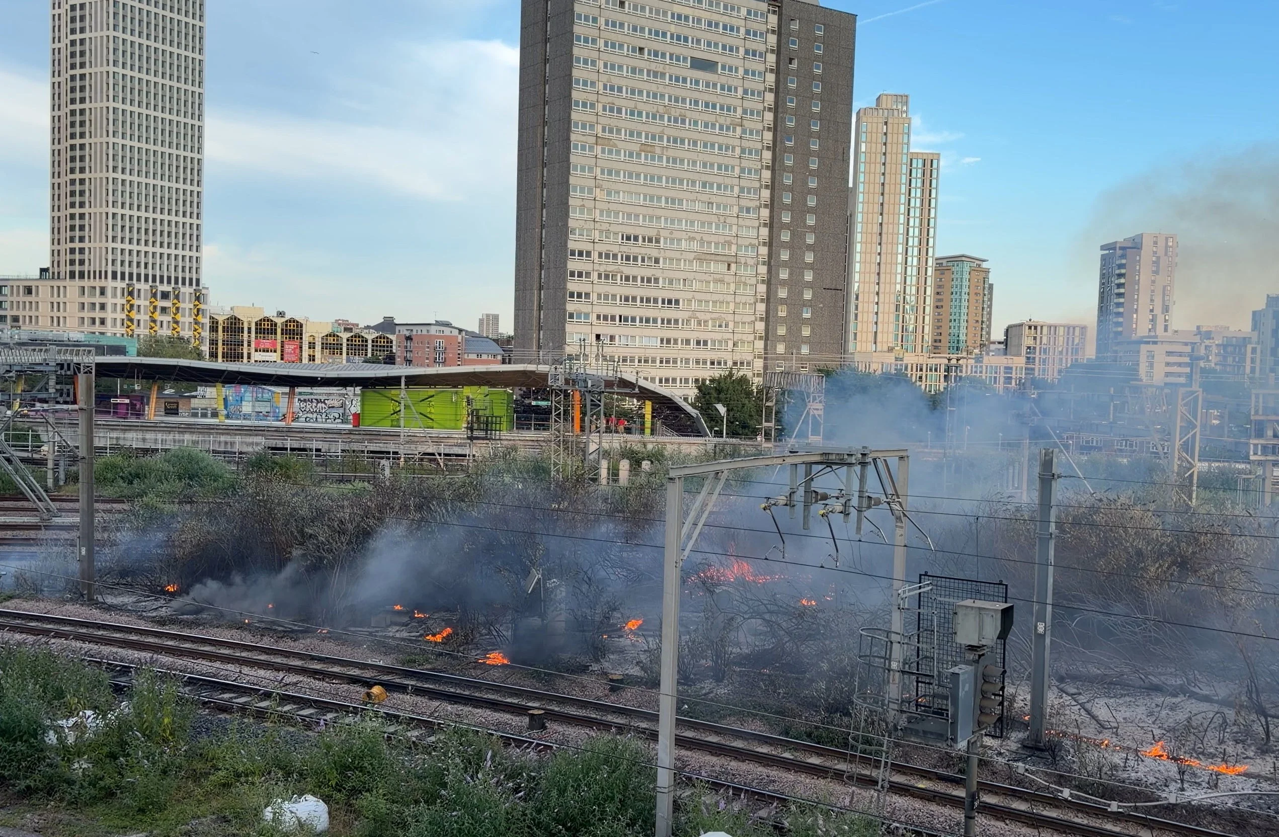 Stratford Station was closed on Friday evening
