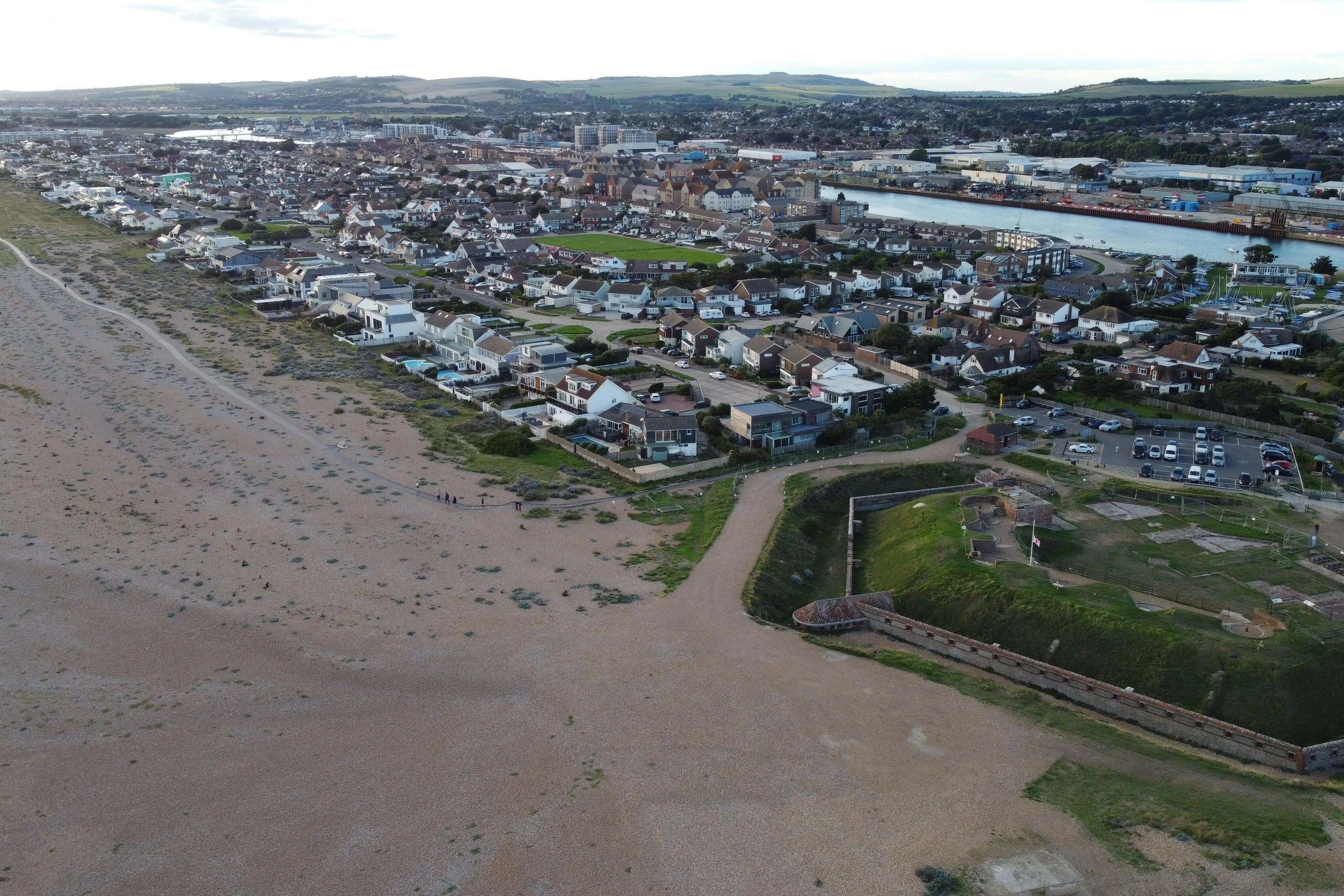 The incident took place near Shoreham Fort