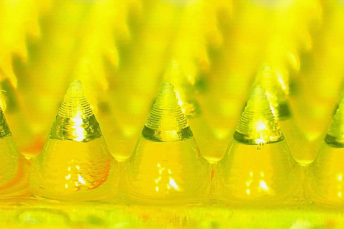 The tiny patch developed by researchers at Queen’s University Belfast (QUB/PA)