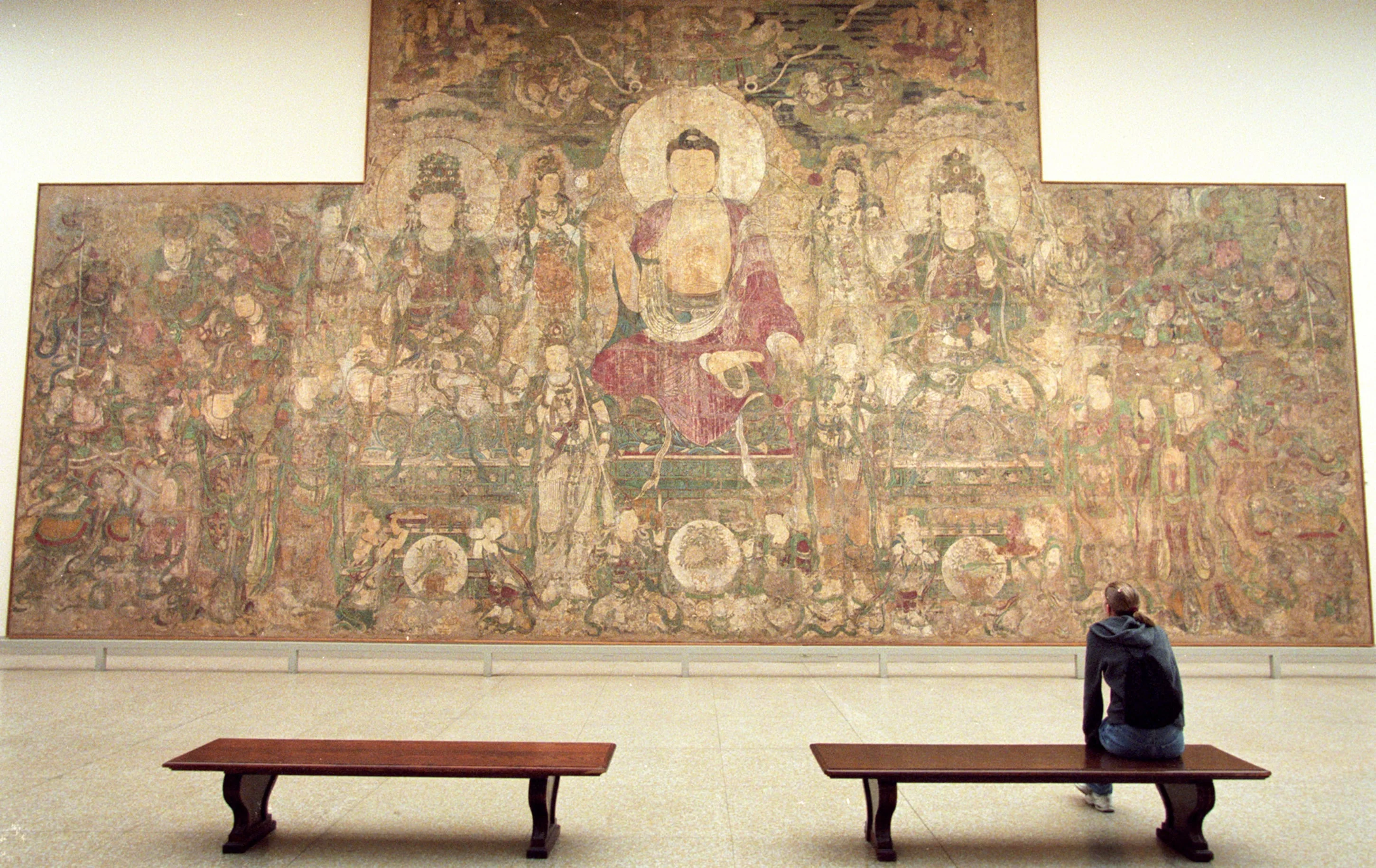 The “Medicine Buddha” display at the Metropolitan Museum of Art in New York City. Photo: Simon Song